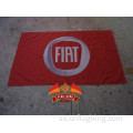 Fiat bilflagga 100% polyester 90 * 150 CM flagga Fiat banner